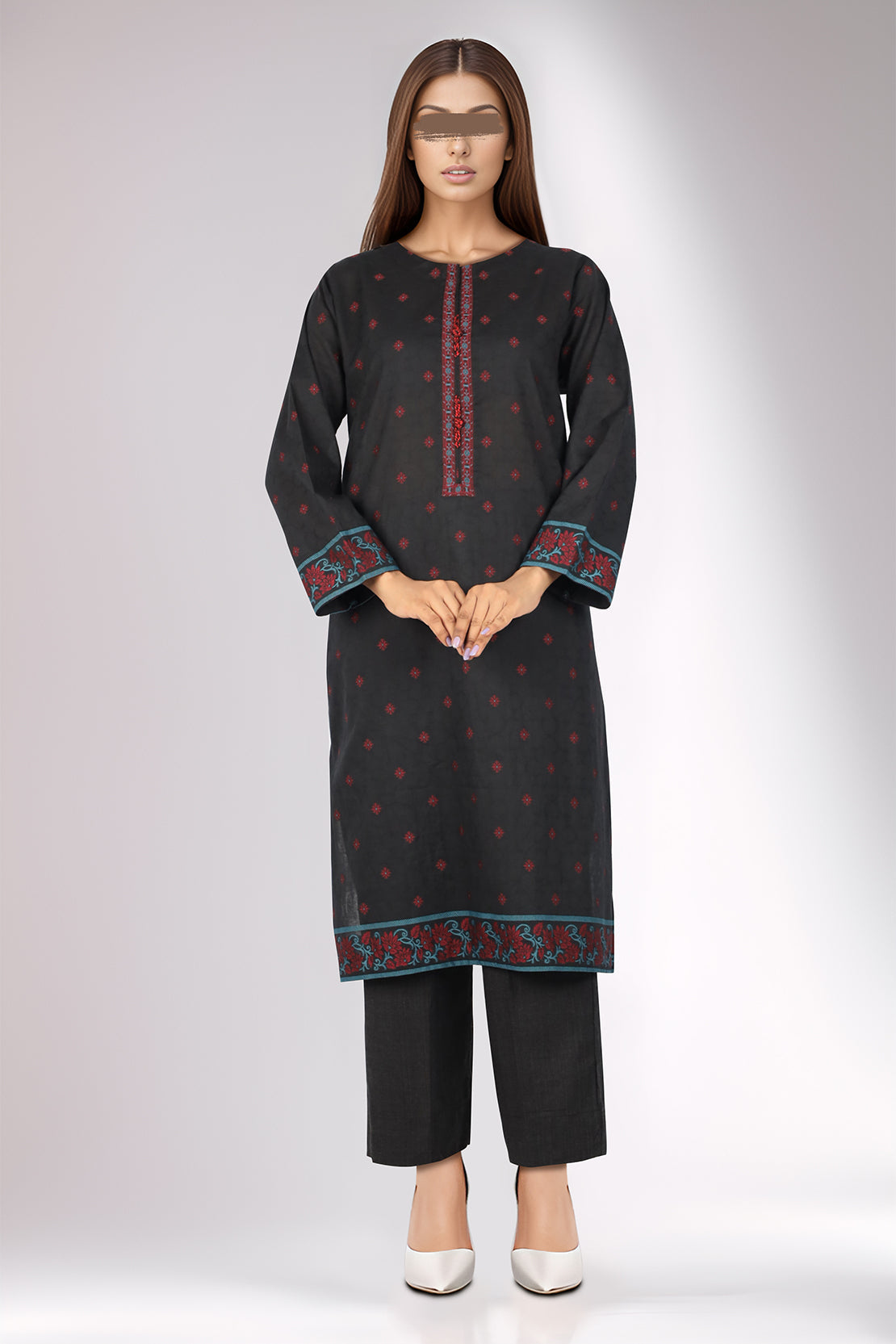 Jacquard Cotton Stitched Shirt60354