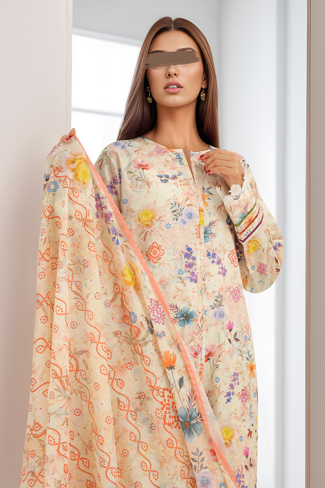 Jacquard Cotton Stitched Shirt58253