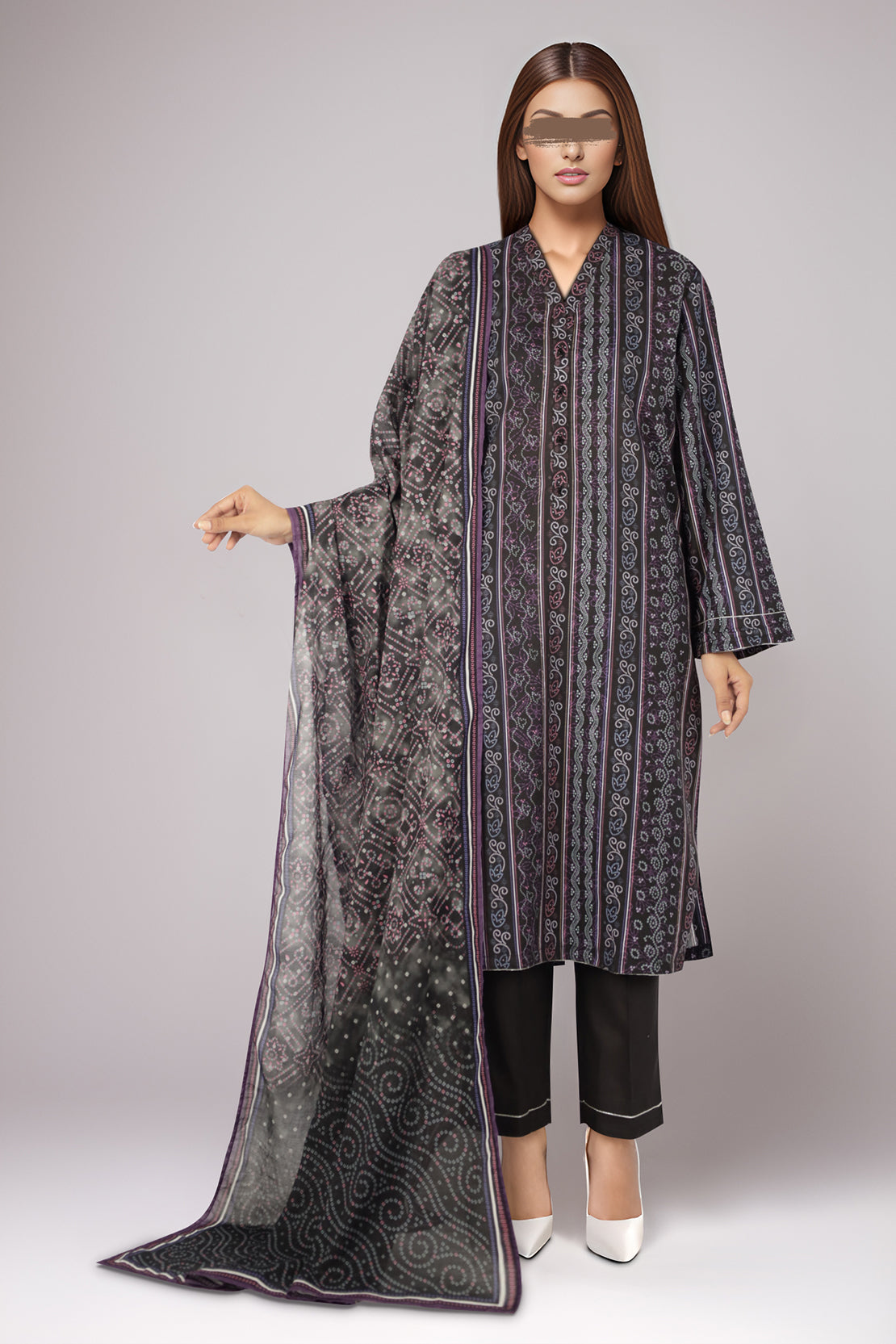 Printed Lawn Stitched 3 Piece62278