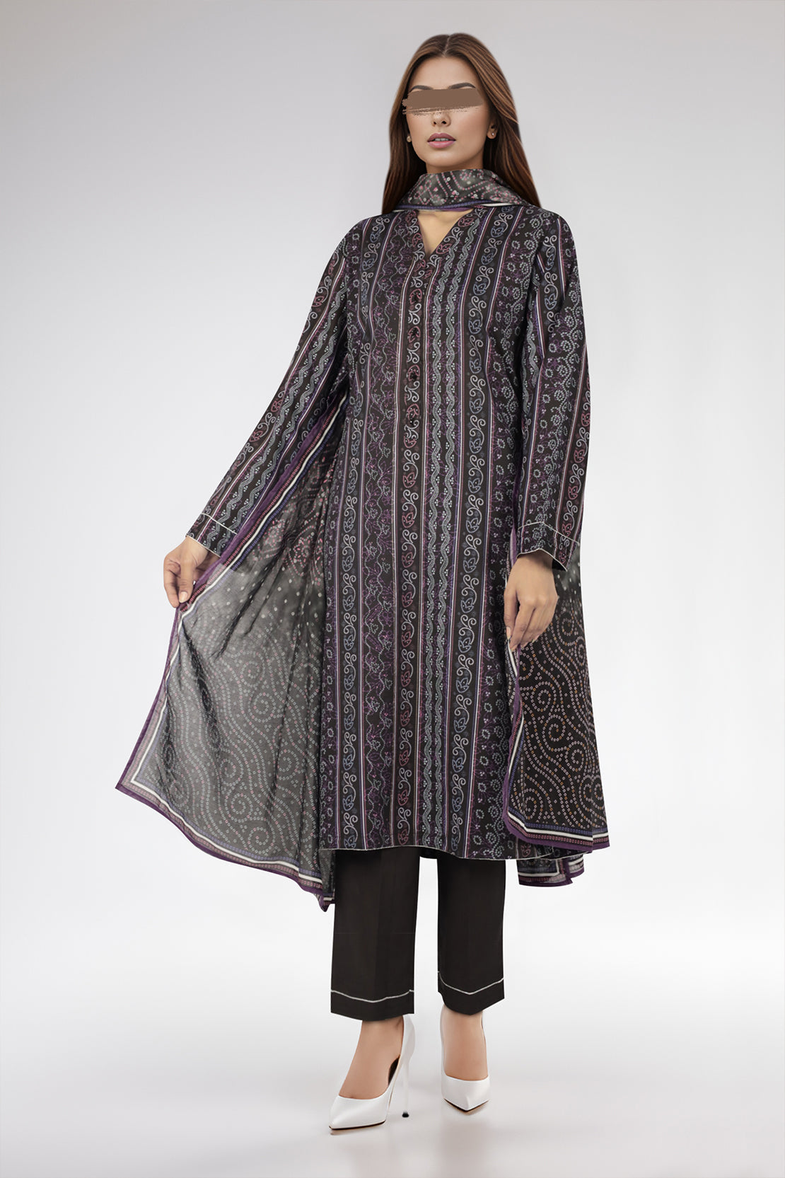 Printed Lawn Stitched 3 Piece62278