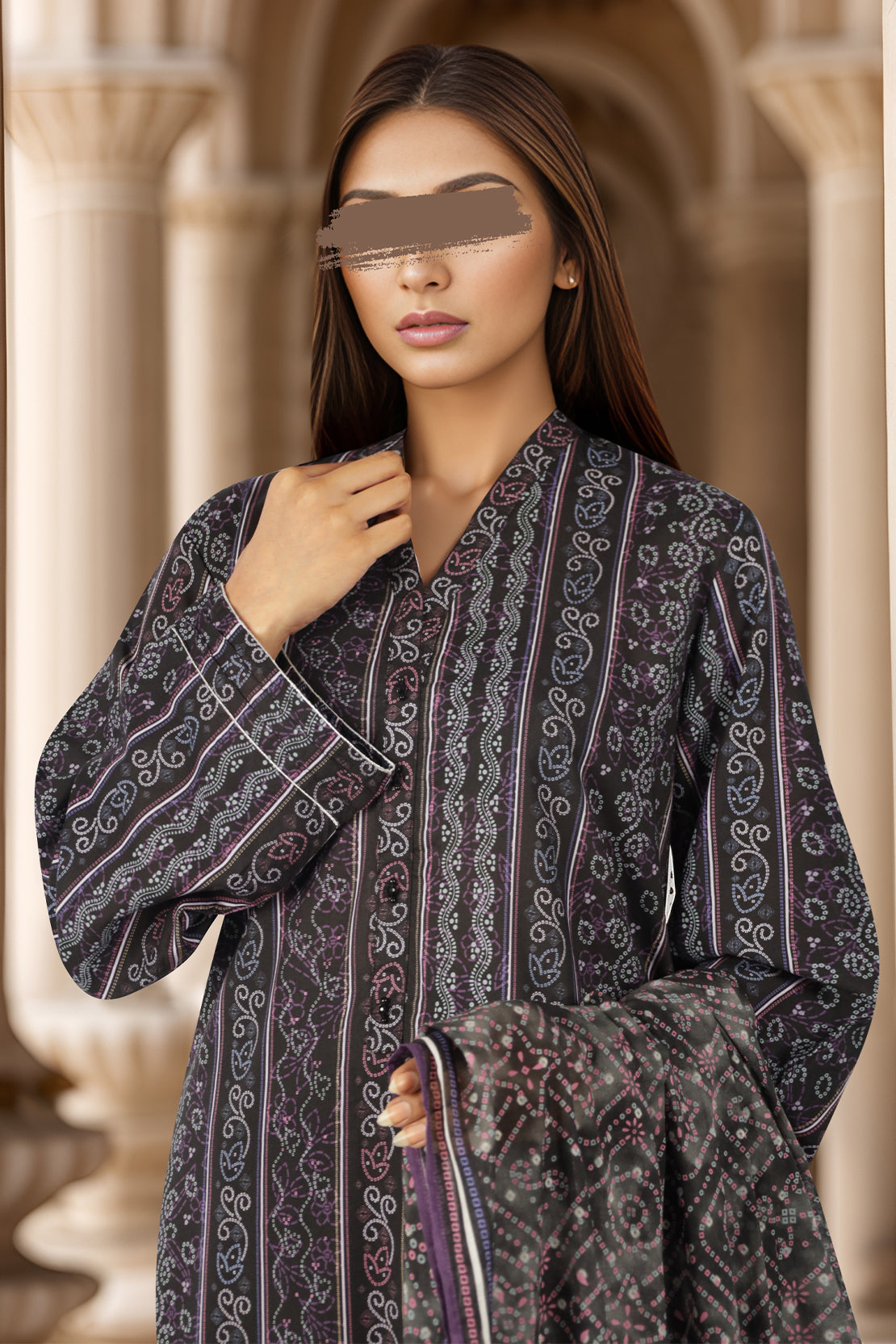 Printed Lawn Stitched 3 Piece62278