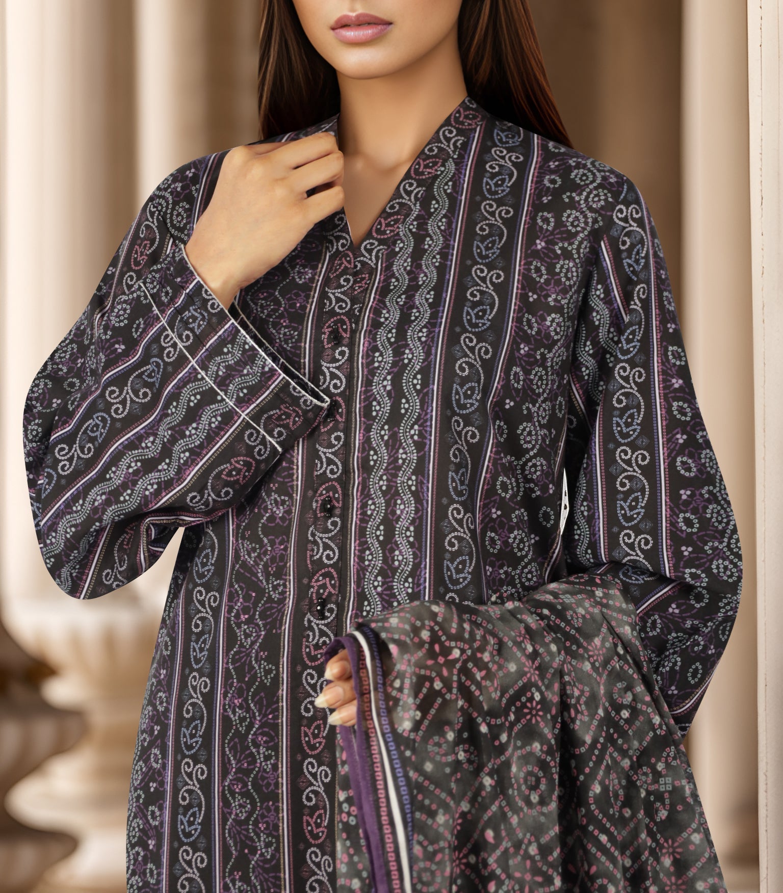 Printed Lawn Stitched 3 Piece62278