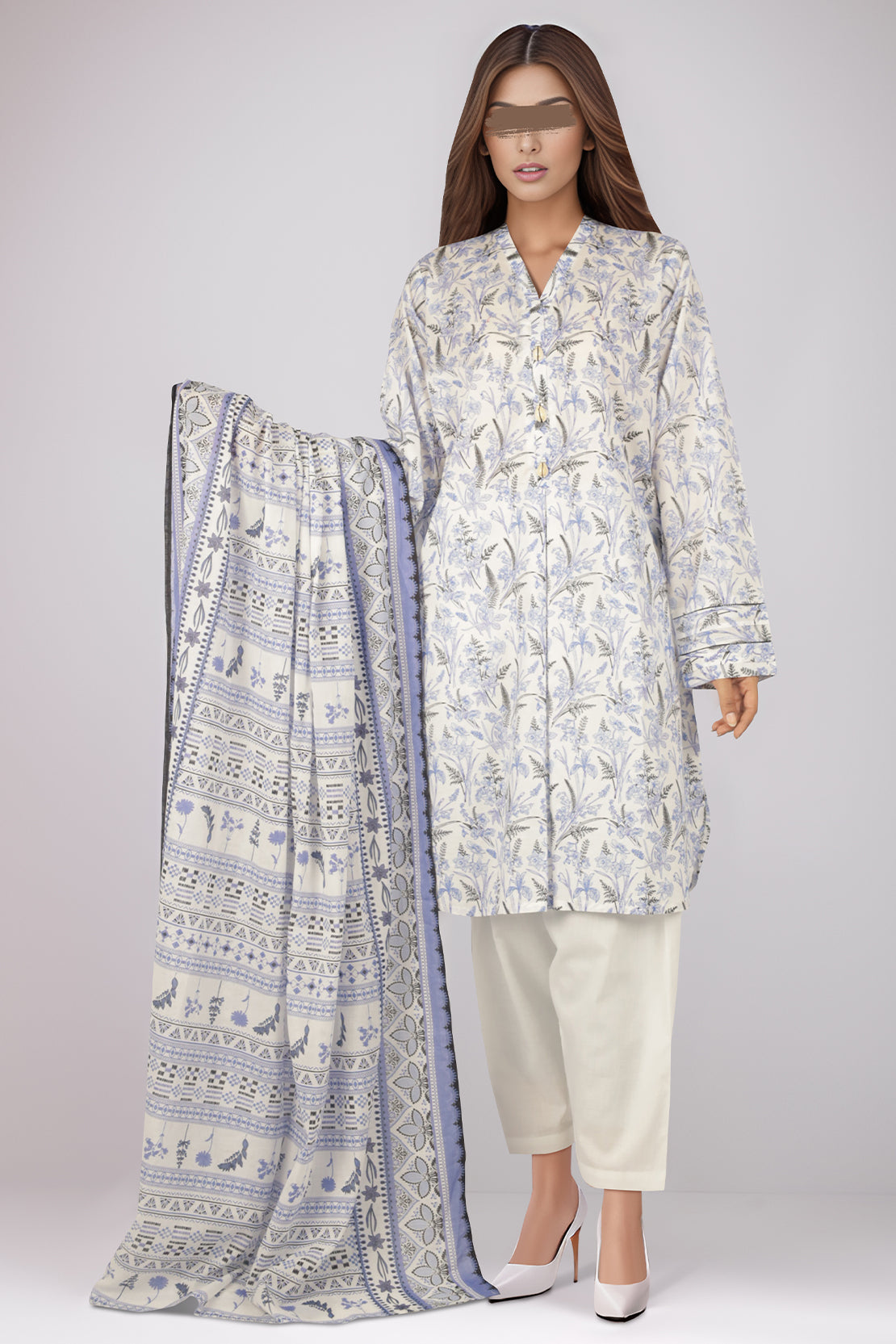 Printed Lawn Stitched Shirt63504