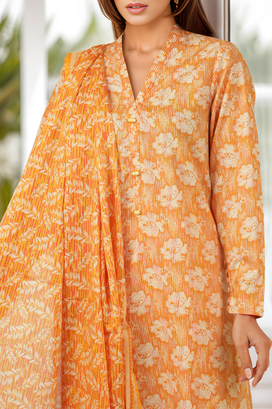 Printed Lawn Stitched 3 Piece61728