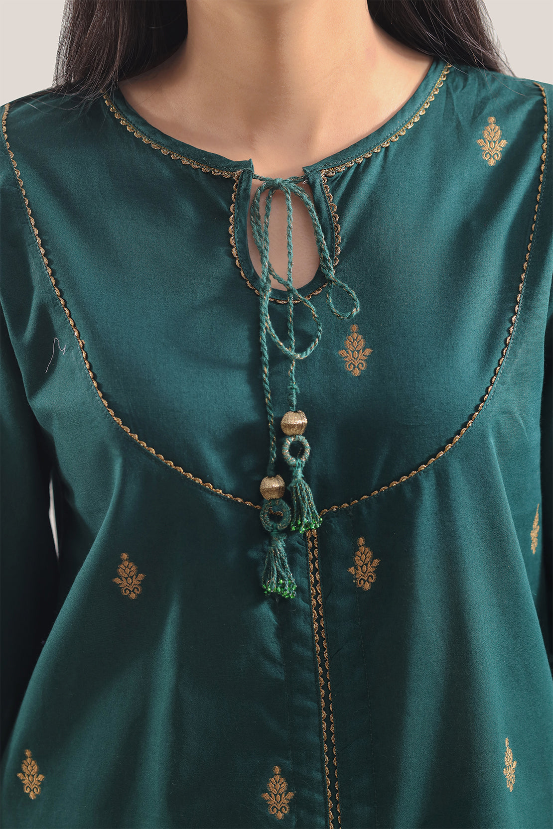 Stitched Cotton Jacquard  2 Piece (Shirt/Trouser)103922