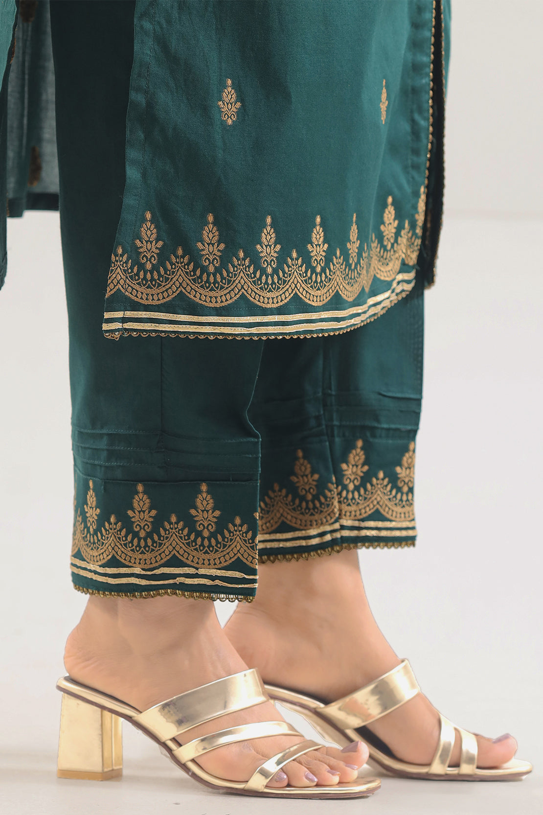 Stitched Cotton Jacquard  2 Piece (Shirt/Trouser)103922