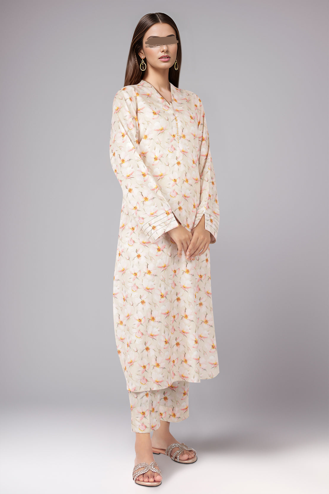Printed Lawn Stitched 2 Piece (Shirt/Trouser)64629