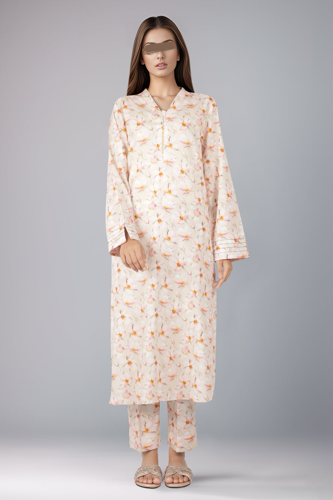 Printed Lawn Stitched 2 Piece (Shirt/Trouser)64629