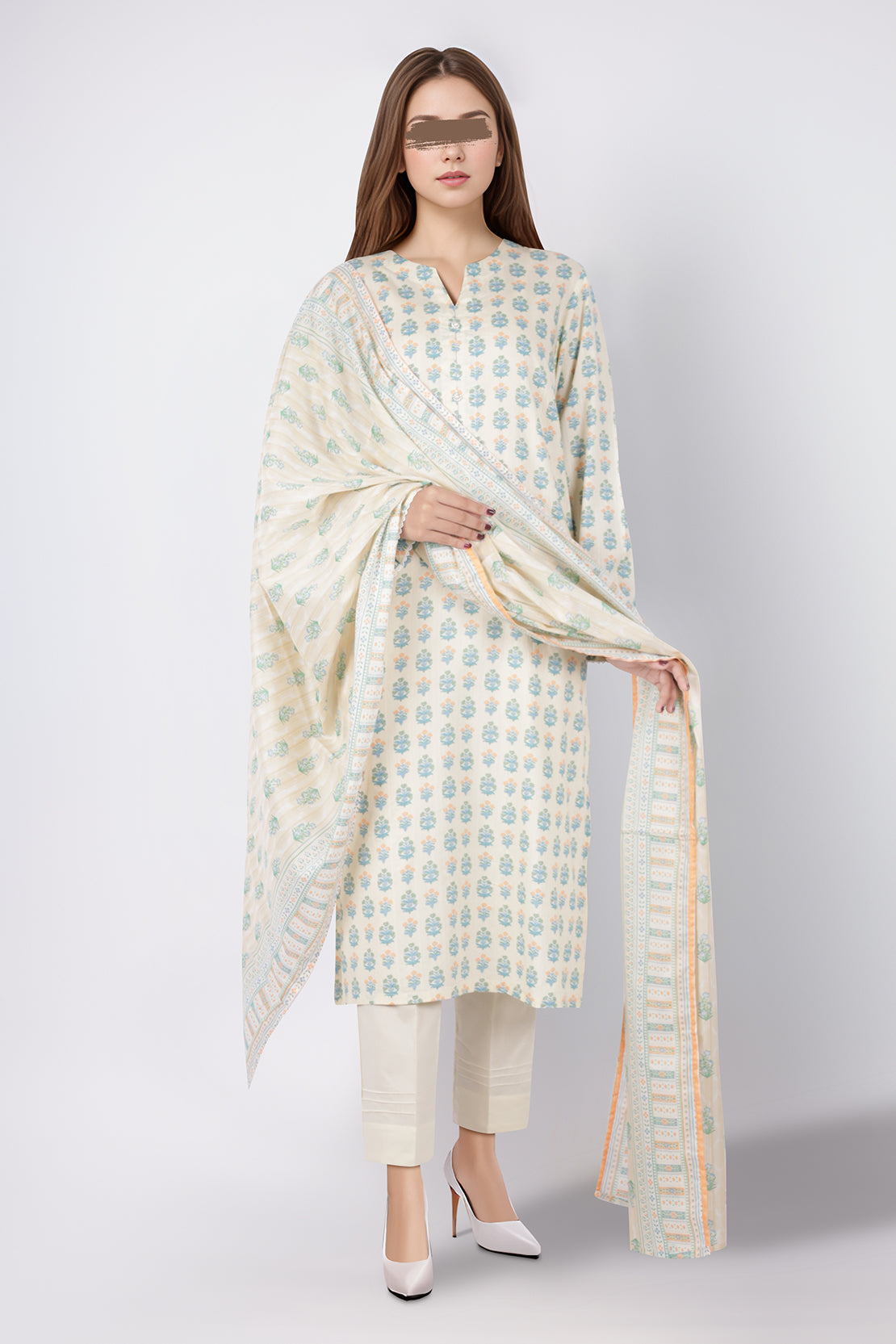 Printed Lawn Stitched 3 Piece64924