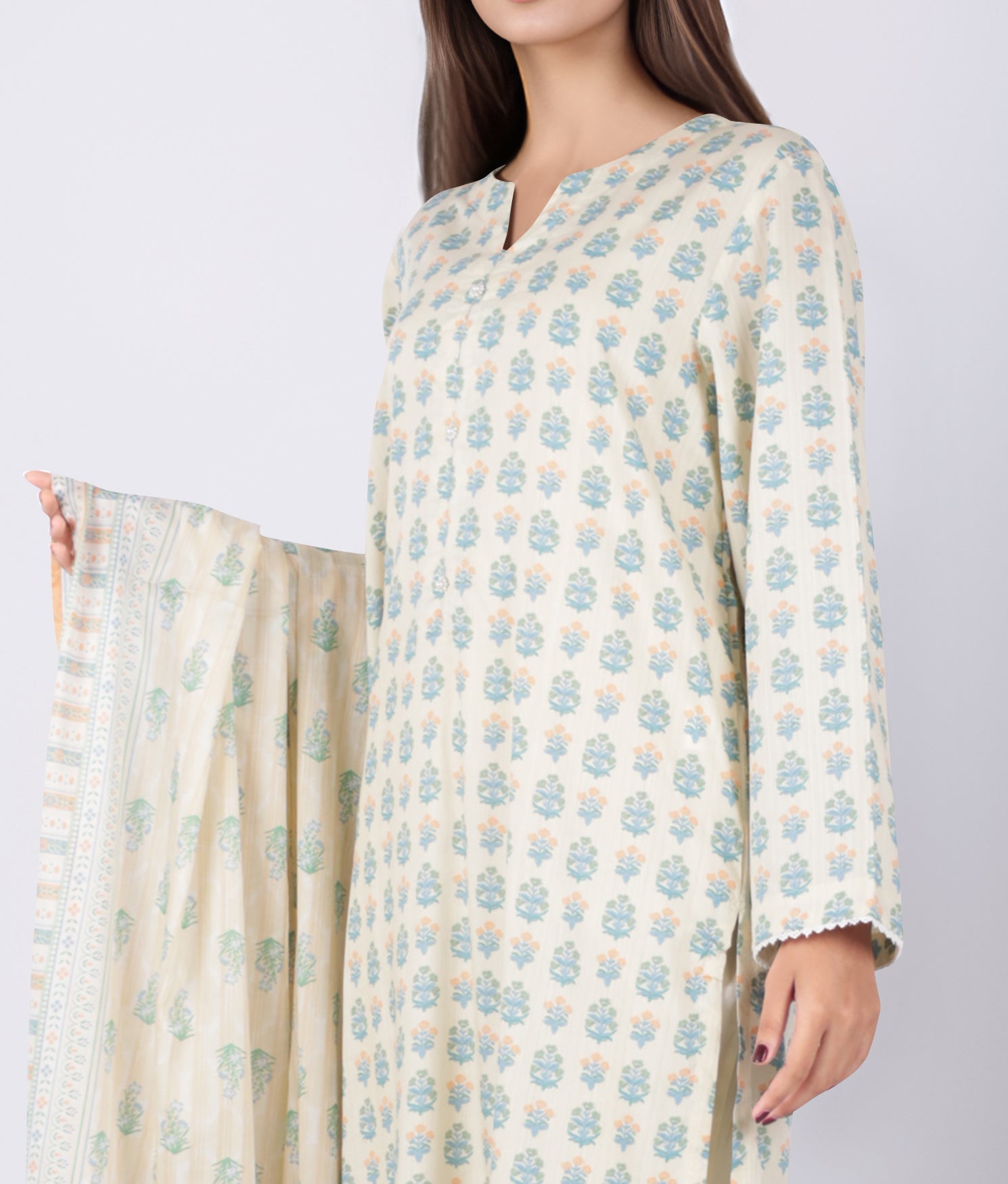 Printed Lawn Stitched 3 Piece64924