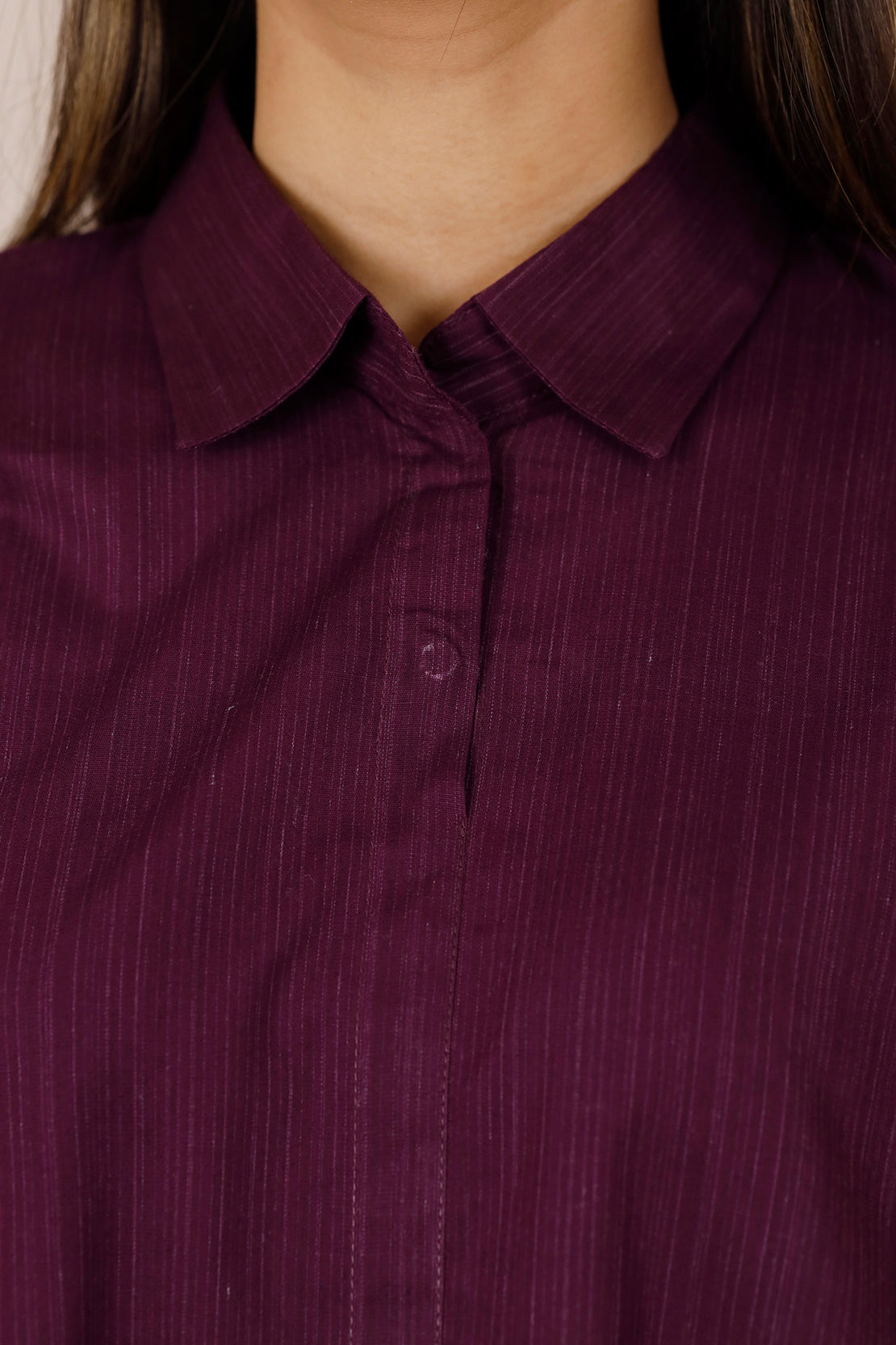 Solid Zari Stript Stitched 2 Piece (Shirt/Trouser)75912