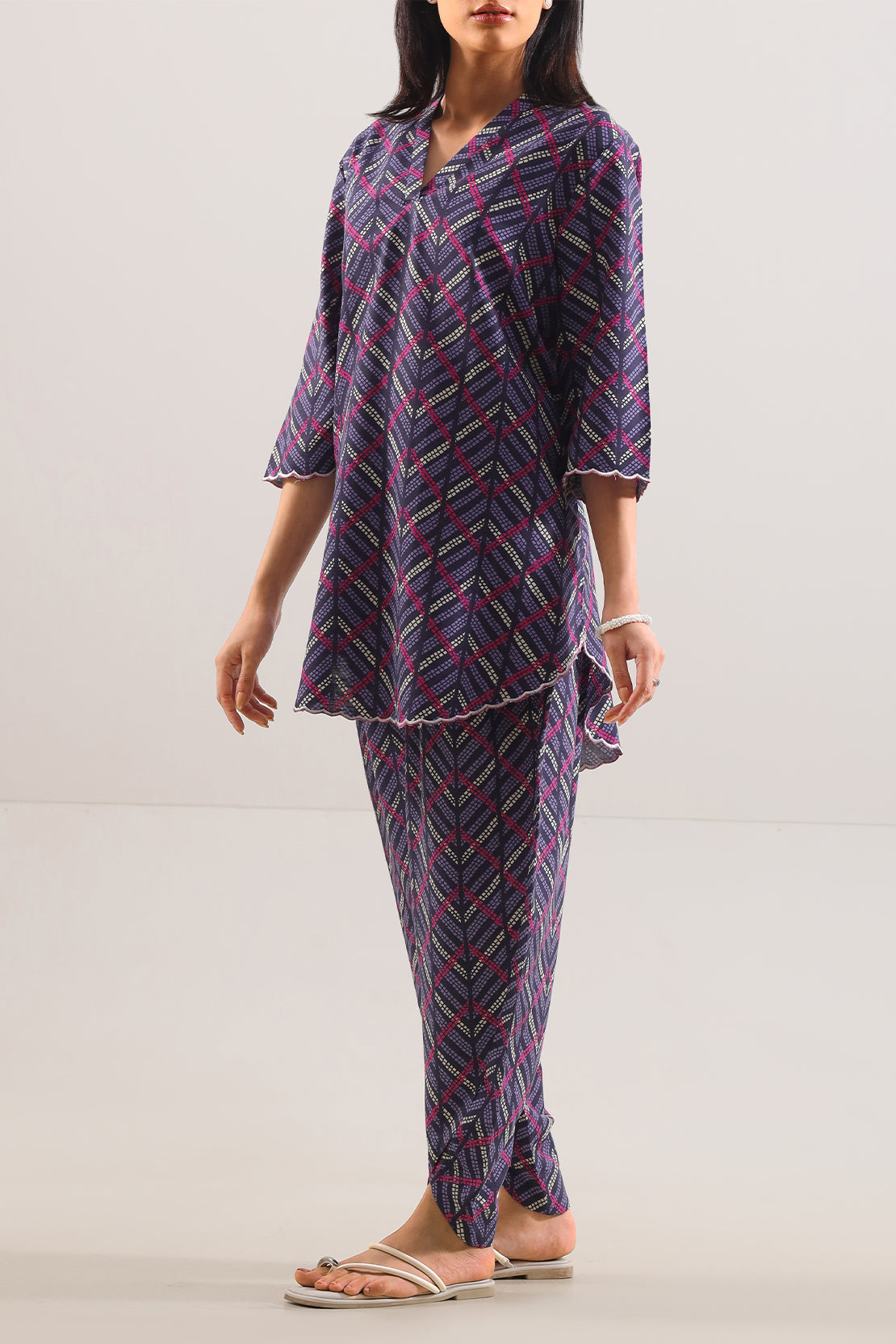 Printed Khaddar Stitched 2 Piece (Shirt/Trouser)76299