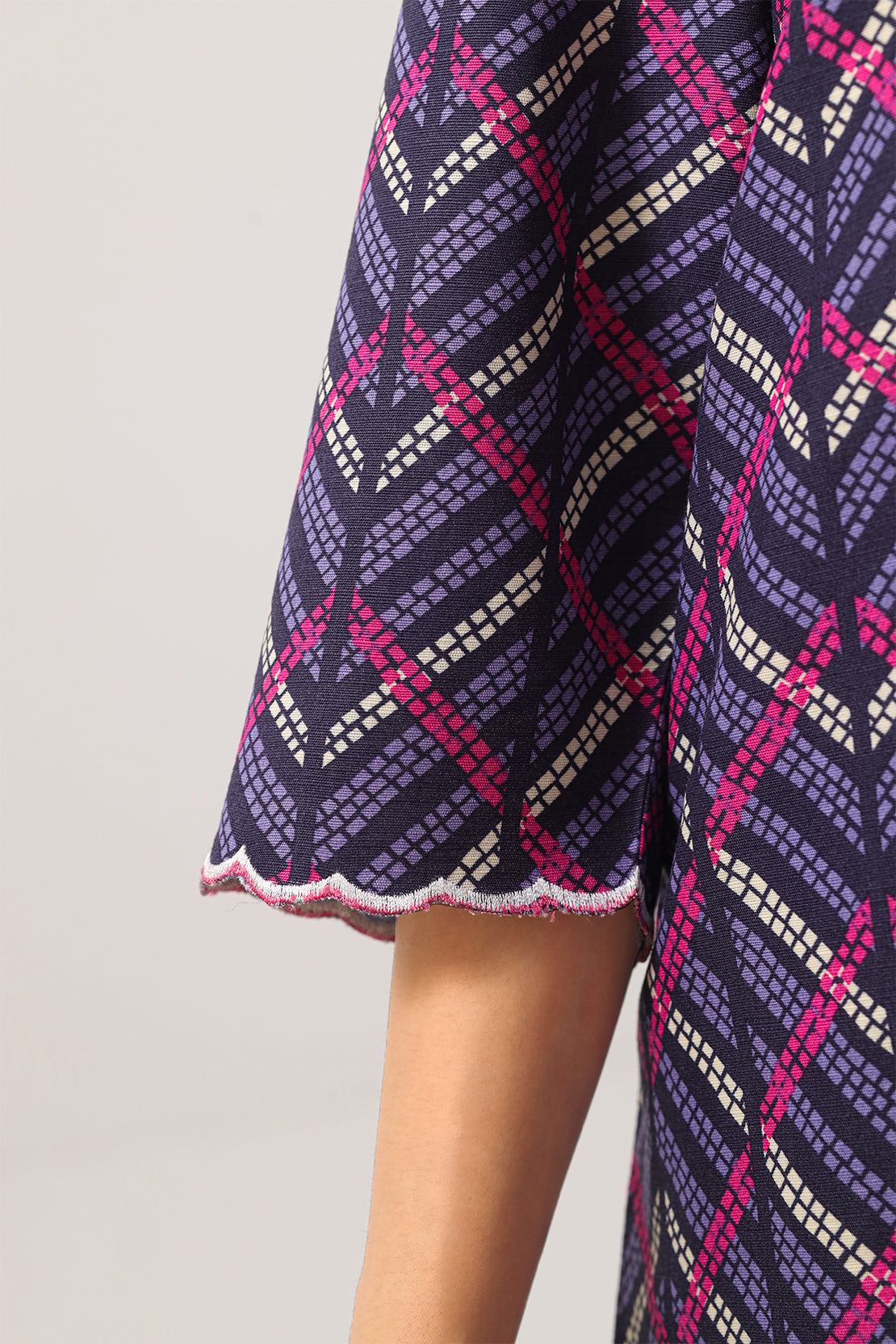 Printed Khaddar Stitched 2 Piece (Shirt/Trouser)76299