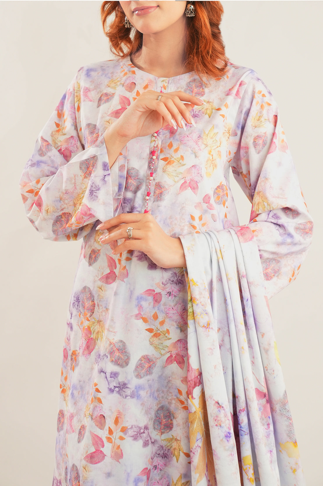 Printed Soft Touch Cotton Stitched 2 Piece (Shirt/Trouser)75110