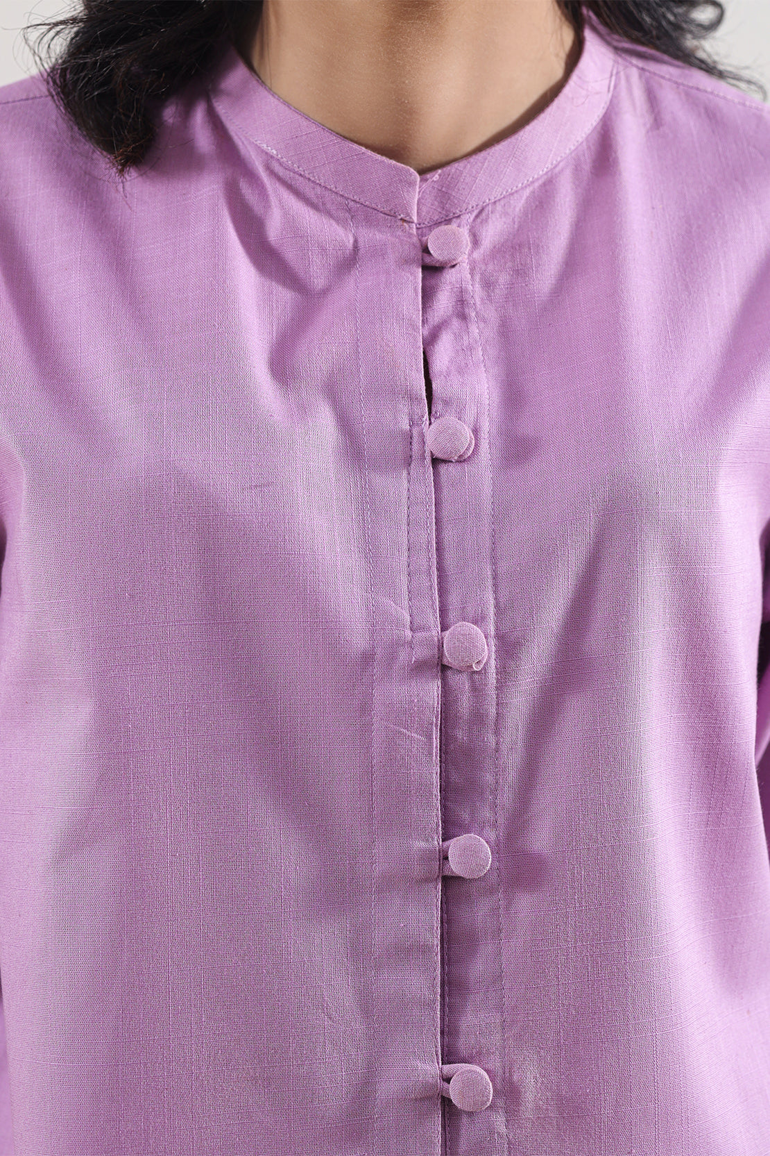 Cross Hatch Solid Emb Stitched Shirt100507