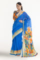 3 Piece Unstitched Denting Lawn Saree