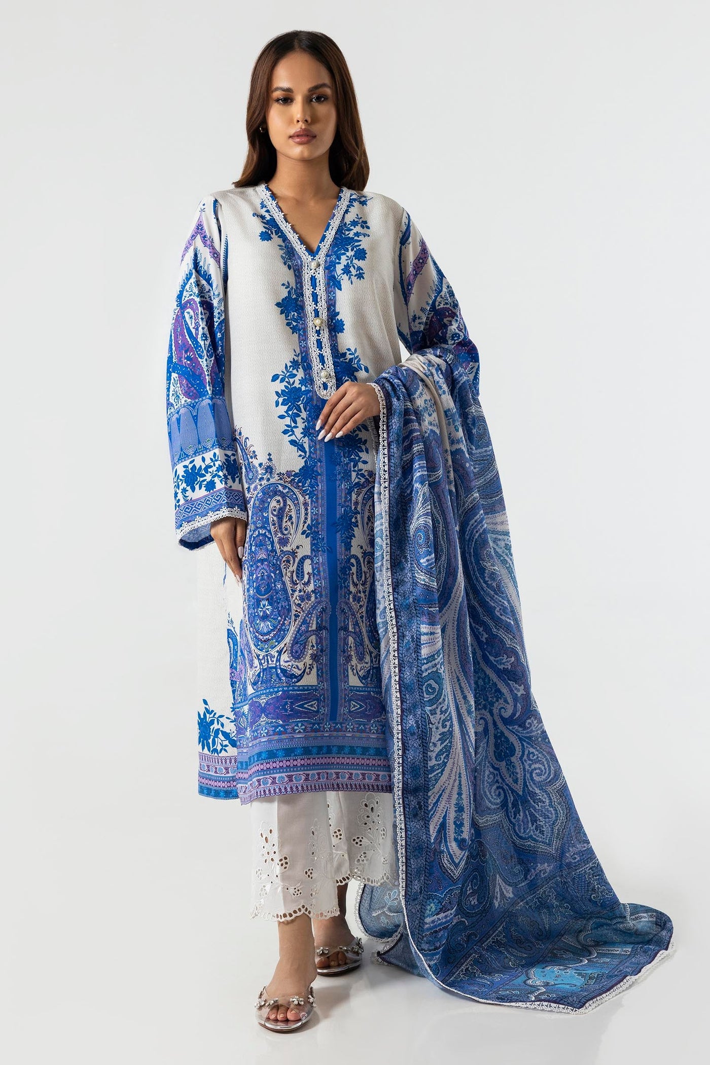 Stitched Basic Shirt + Dupatta