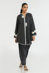 Stitched Basic Lawn Shirt + Skinny Shalwar