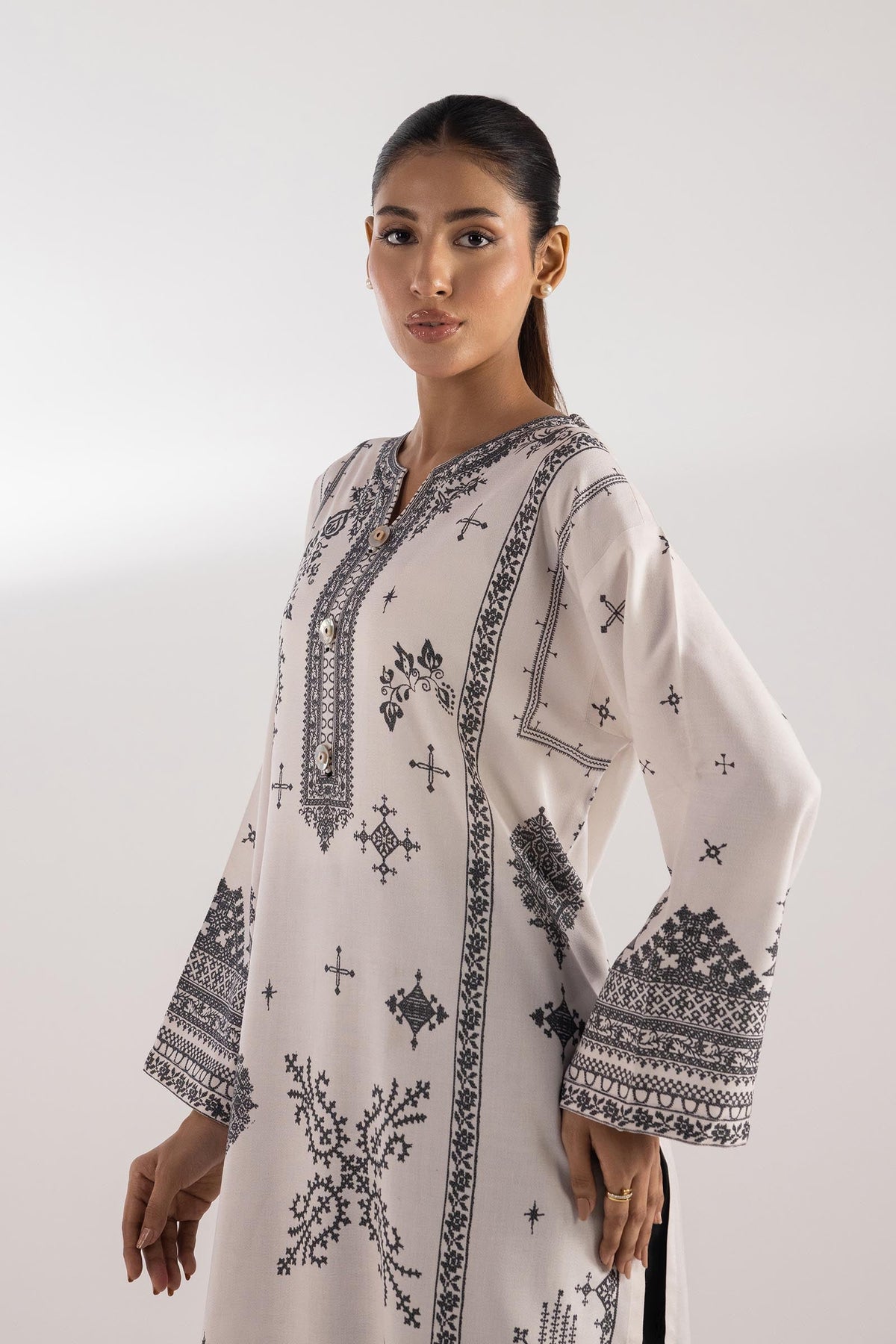 Stitched Linen Shirt