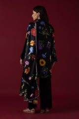 Stitched Floral Printed Shirt