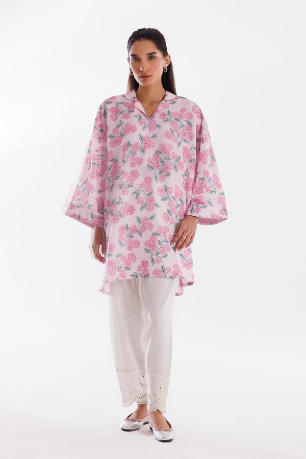 Stitched Printed Viscose Shirt