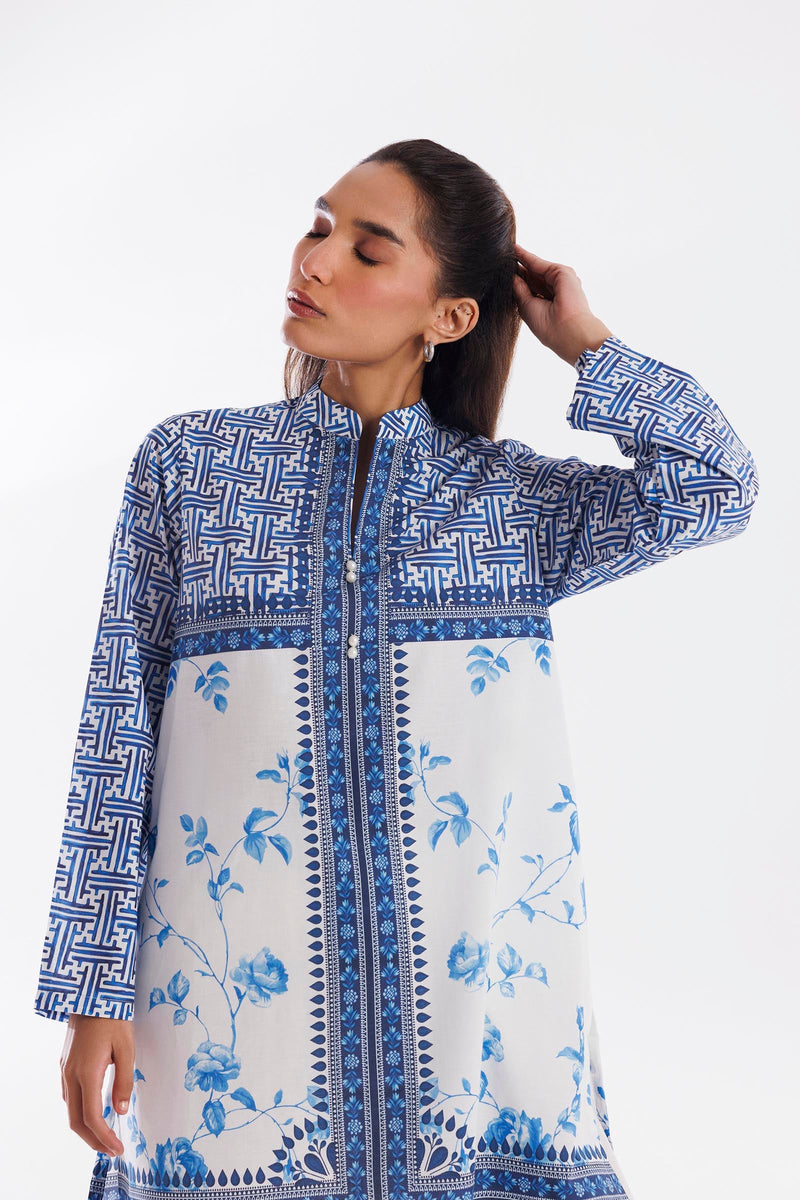 Stitched Embroidered Raw Silk Suit