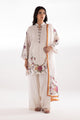 Stitched Printed Textured Shirt + Dupatta