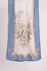 Printed Cotton Net Dupatta