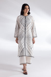 Stitched Lawn Embroidered Shirt + Culotte