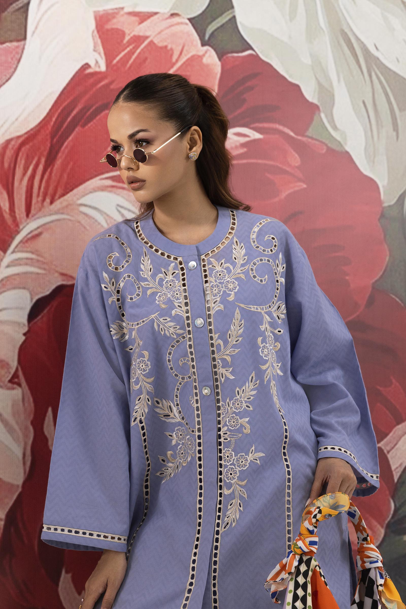 Stitched Jacquard Shirt + Shalwar