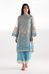 Stitched Blended Embroidered Shirt + Bottom