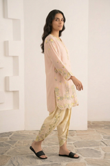 Stitched Embroidered Lawn Shirt+ Shalwar