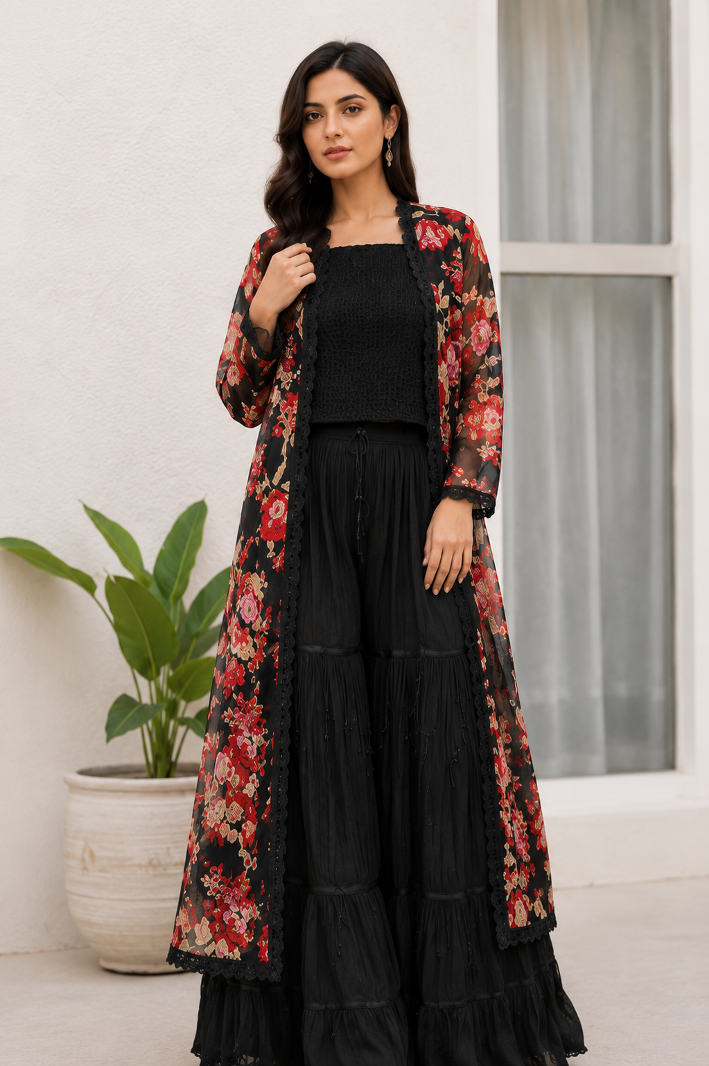 Stitched Luxury Printed Shirt + Bottom