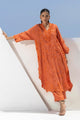 3 Piece Embroidered Double Warp Silk Suit