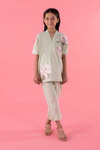 Stitched Kids Embroidered Lawn Set