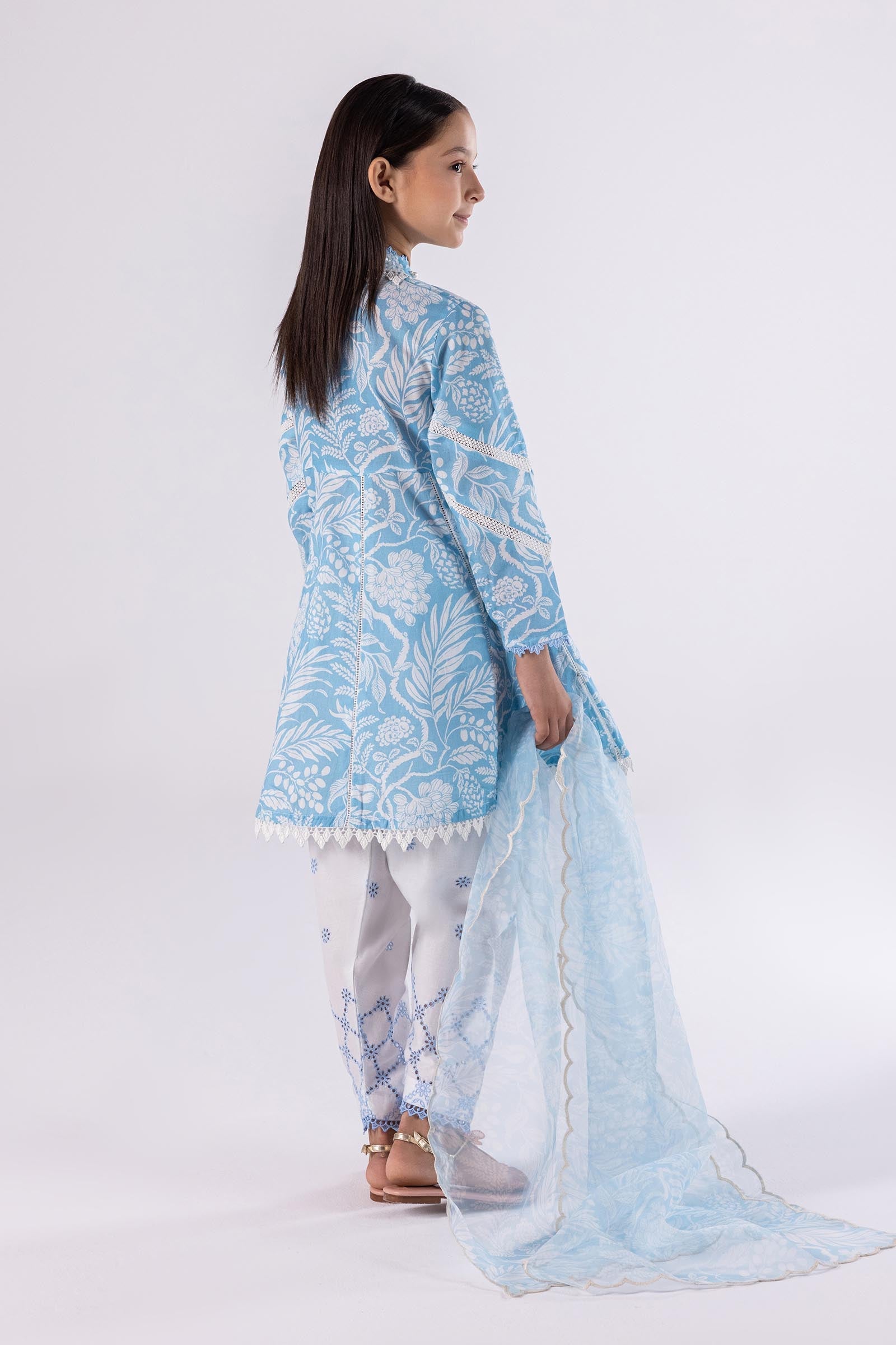 Stitched Kids Embroidered Suit