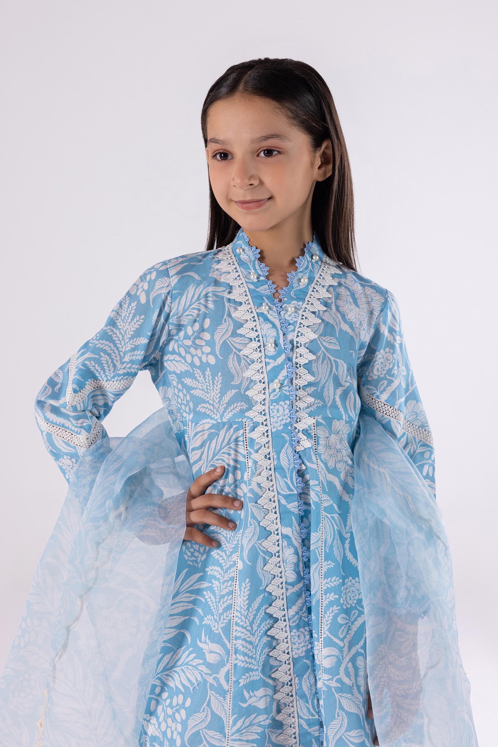 Stitched Kids Embroidered Suit