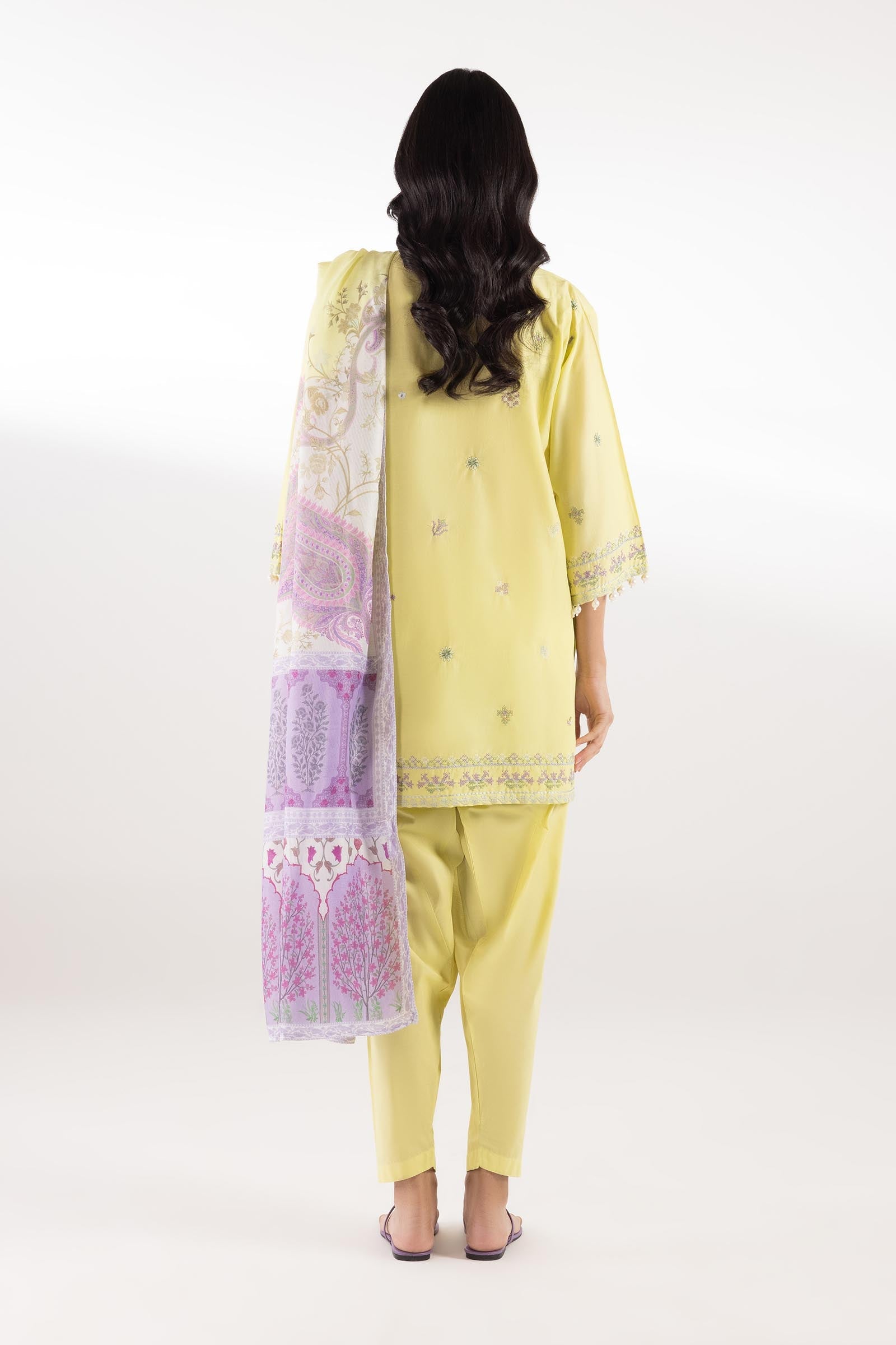 Stitched Muzlin Lawn Shirt