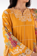 Stitched Muzlin Embroidered Lawn Suit