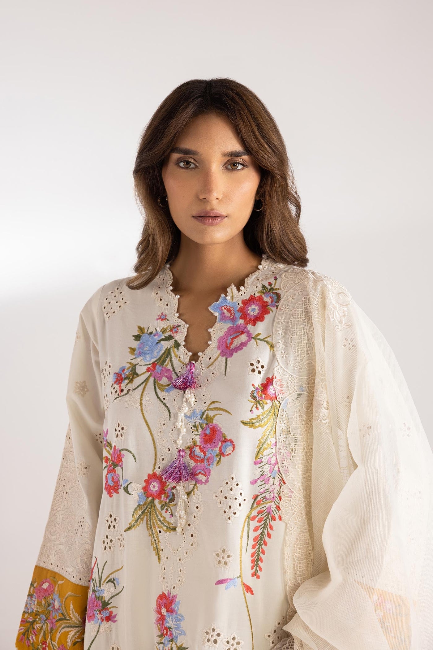 Stitched Multi Printed Shirt