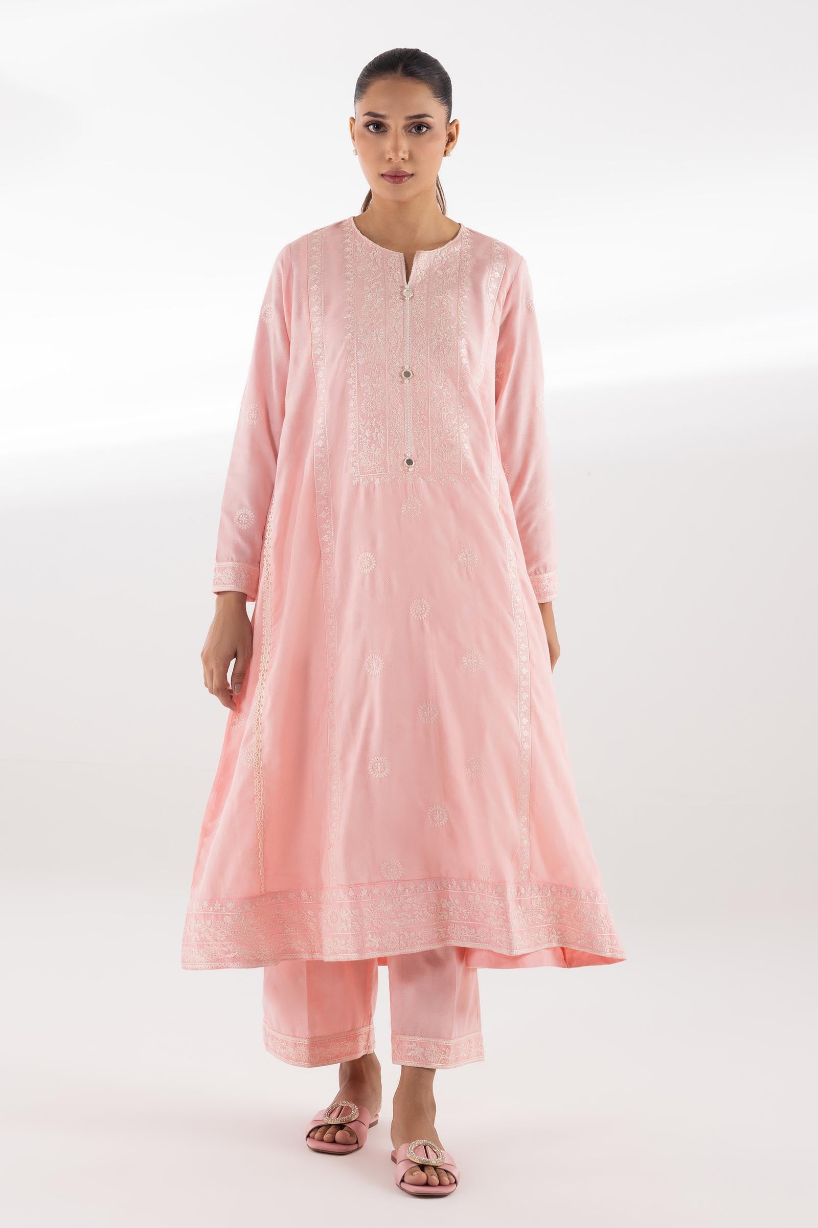 Stitched Jacquard Embroidered Shirt