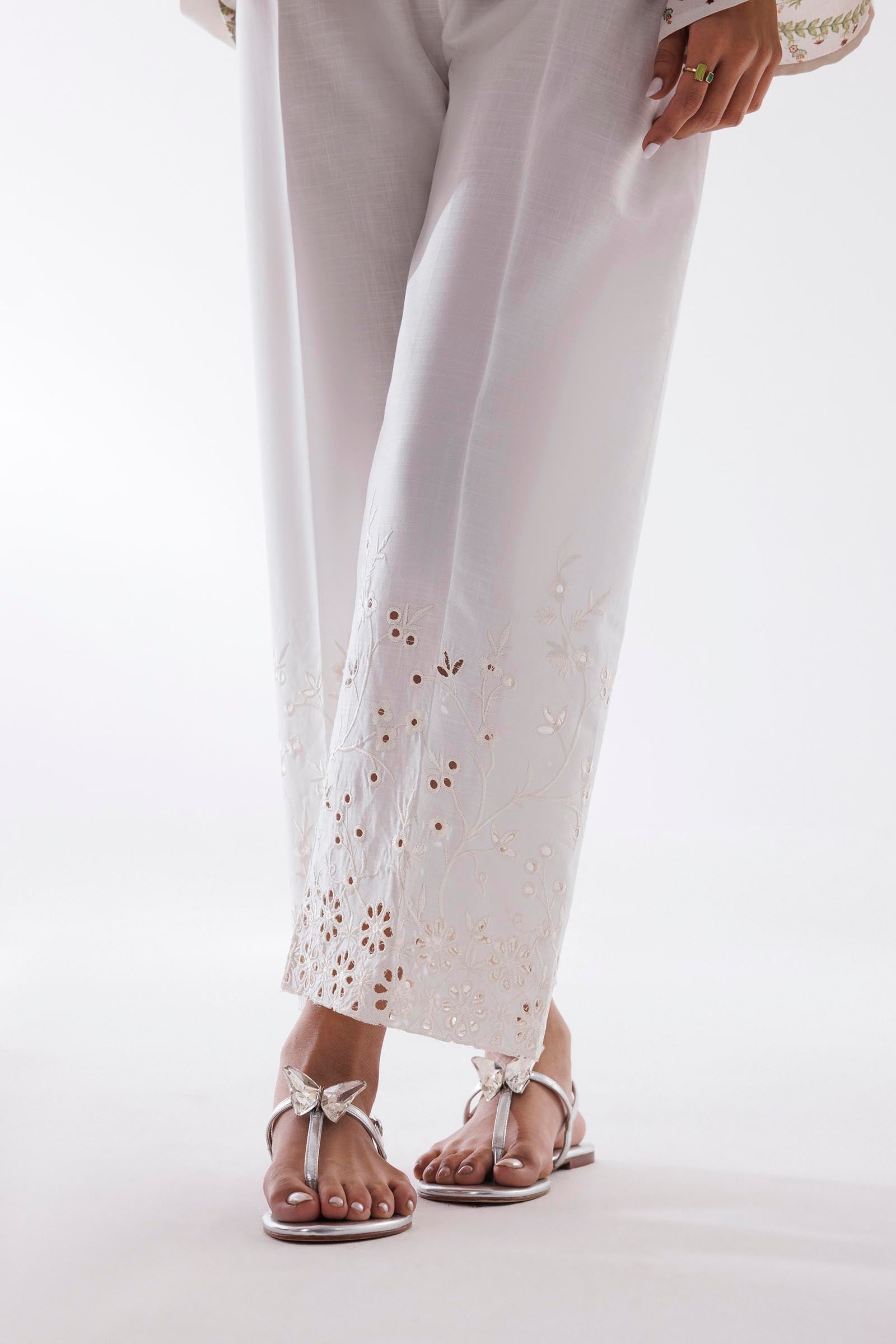 Stitched Embroidered Culotte