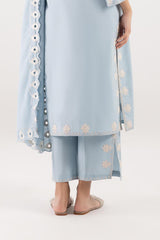 Stitched Embroidered Lawn Culotte