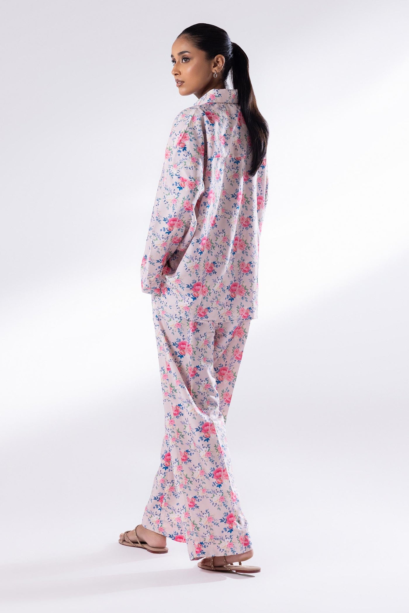 Stitched Schifli Butterfly Co-Ord Set