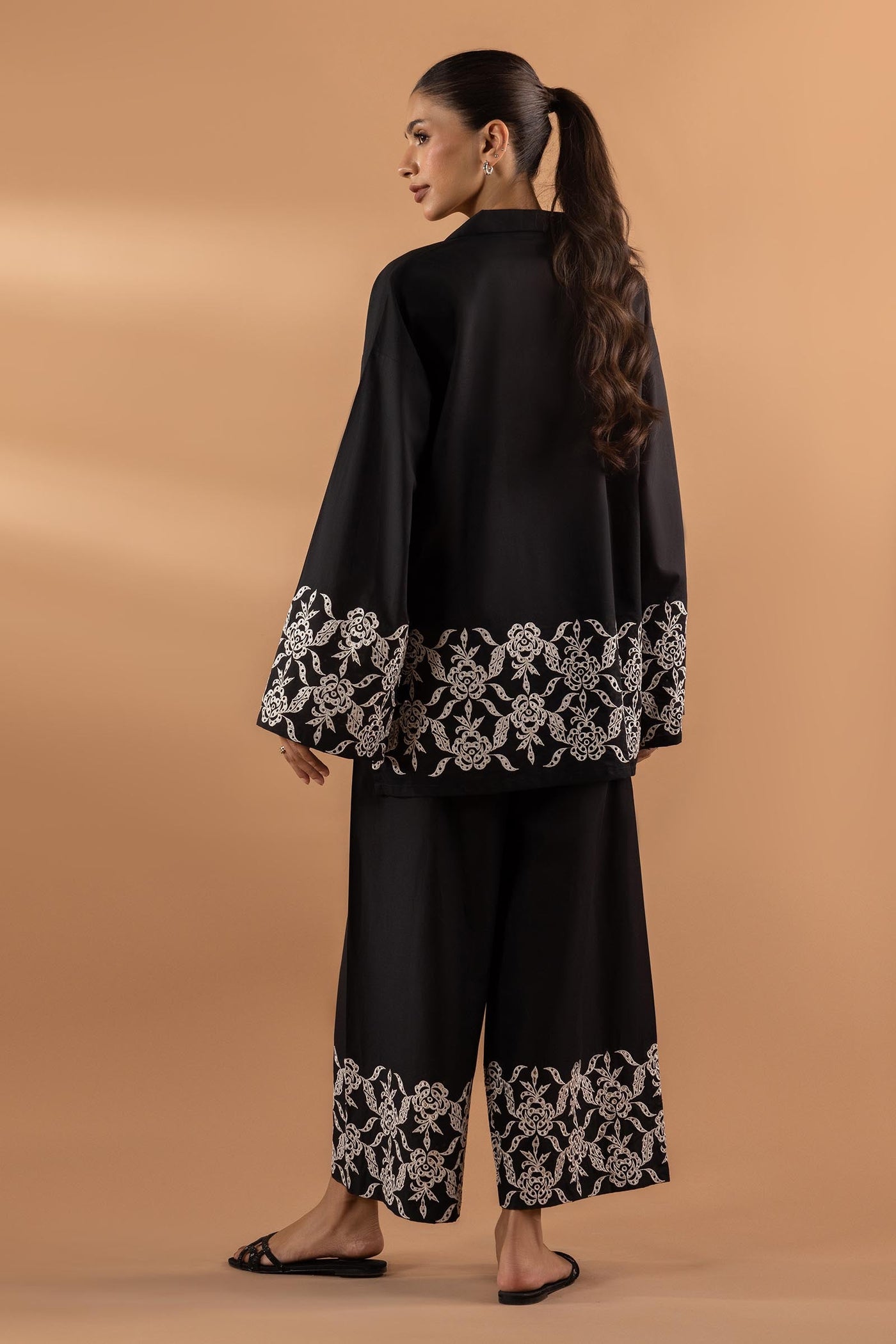 Stitched Lawn Shirt + Culotte