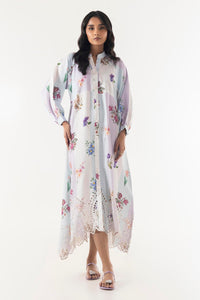 Stitched Jacquard Dress