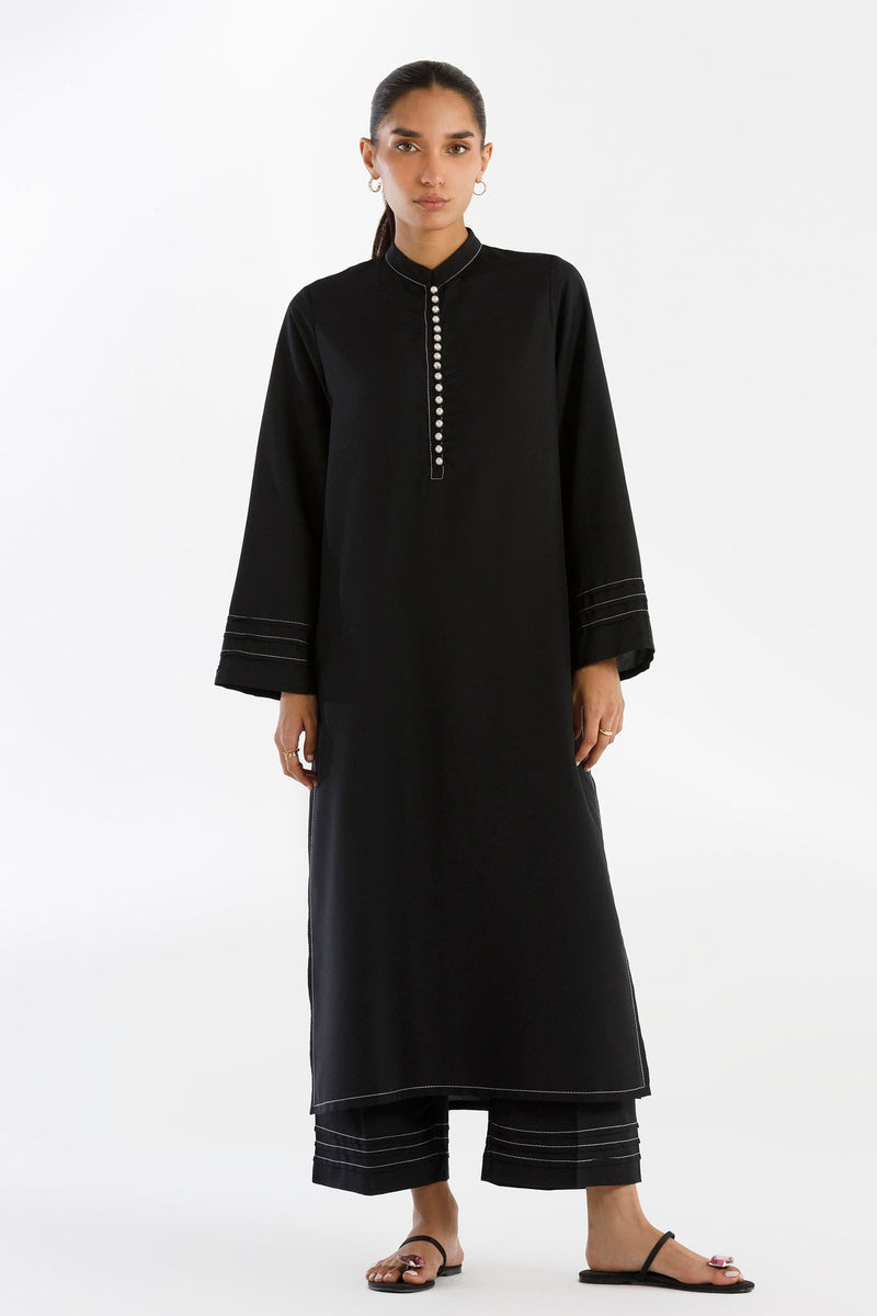 Stitched Linen Shirt+ Culotte