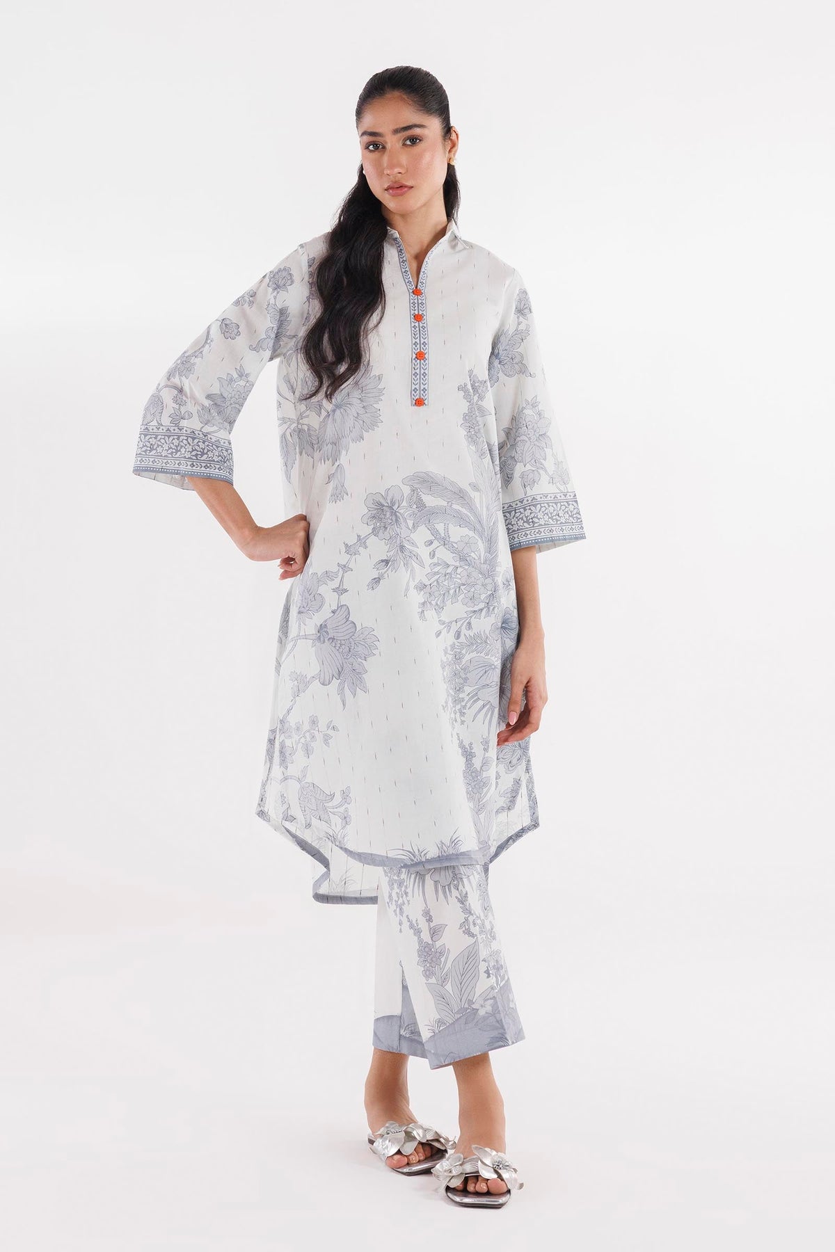 Stitched Printed Shirt + Culotte