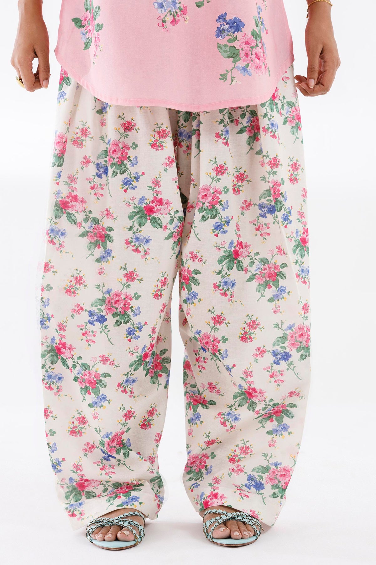 Stitched Printed Lawn Shirt+ Culotte