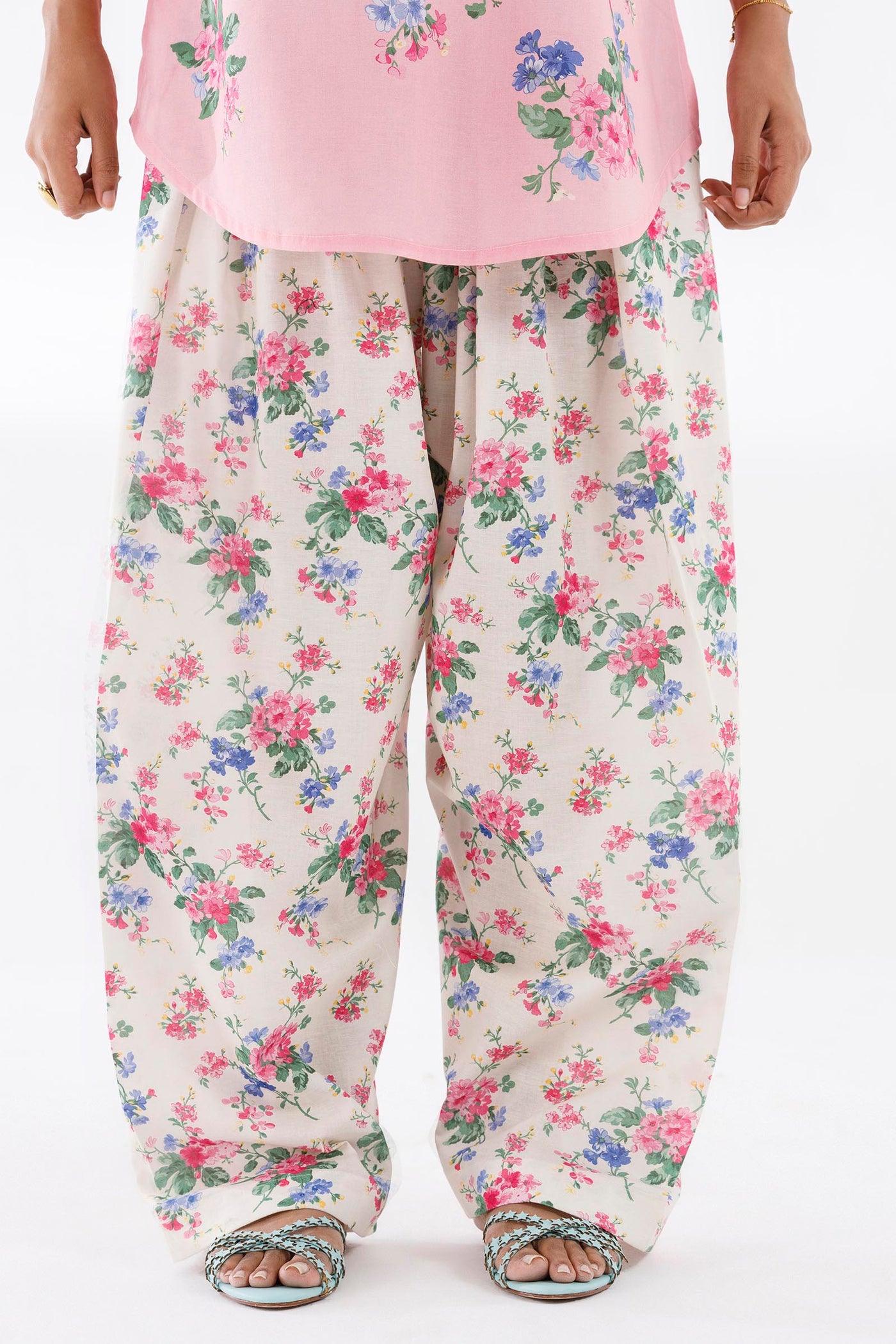 Stitched Printed Lawn Shirt+ Culotte
